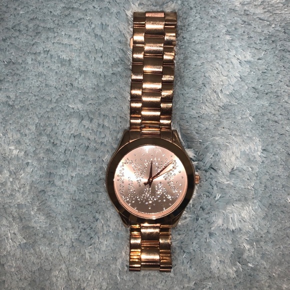 Diamond rose gold Michael kors watch - Picture 1 of 4